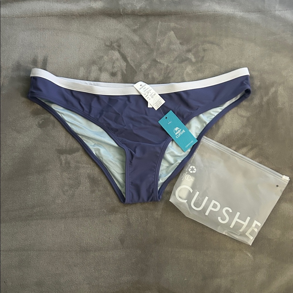 Cupshe Women's Blue Bikini Bottom
